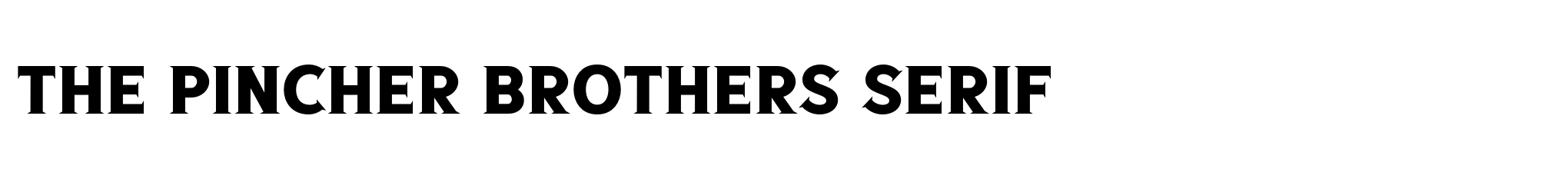 The Pincher Brothers Serif image